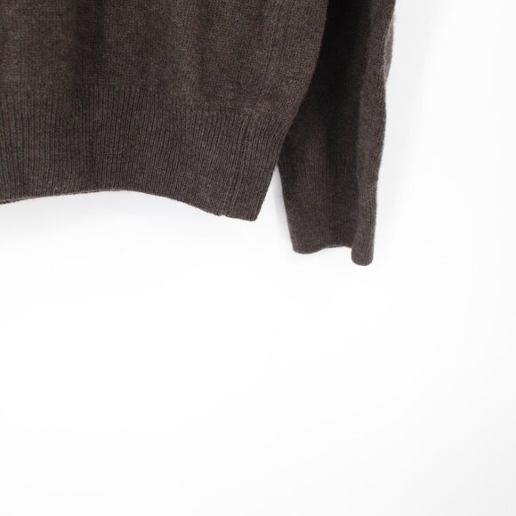 Seventy Sergio Tegon Sweater Men’s Small Wool Cashmere Blend V Neck jumper brown - Picture 4 of 10